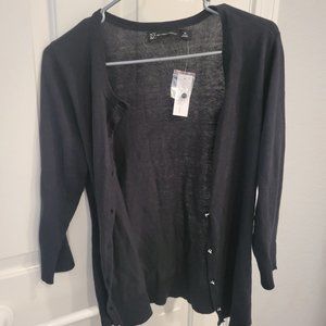 New york & Company Chelsea Crewneck Cardigan